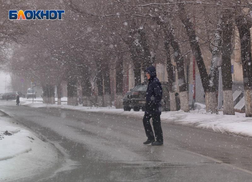 Сильный снегопад ожидается в Волгоградской области