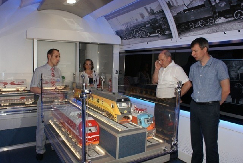 В Волгоград прибыл уникальный поезд-музей