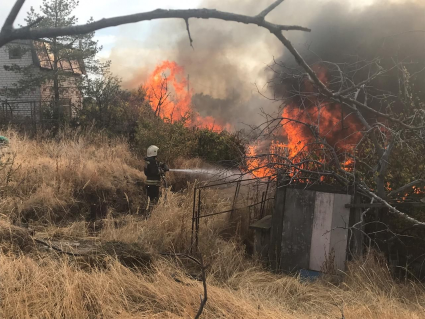 Массовые пожары бушуют в Волгоградской области: есть угроза СНТ