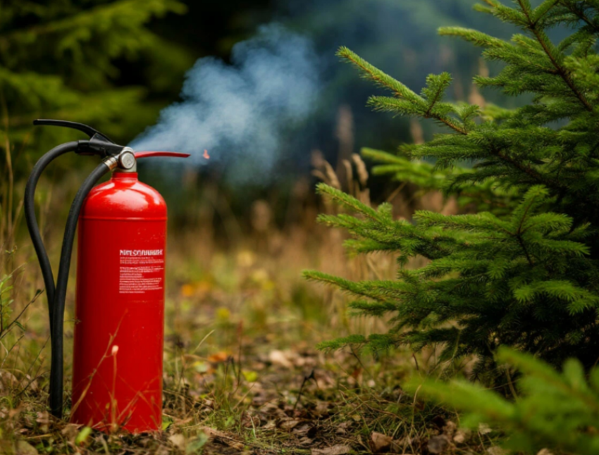 Пожар вспыхнул возле ТРЦ «Парк Хаус» в Волгограде