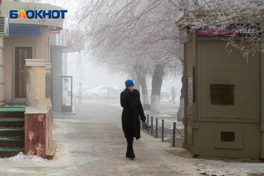 Аномально холодно: на север Волгоградской области пришли морозы до -25º