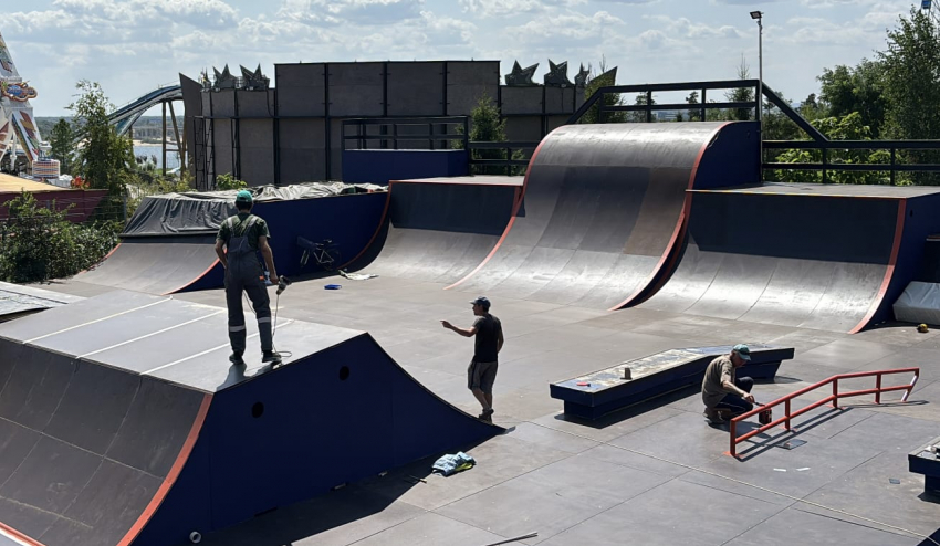 Гигантский скейт-парк откроют после реконструкции в Волгограде 