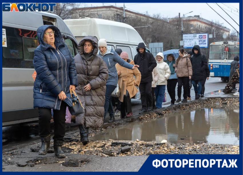 Грязь, разруха и гигантские лужи: горожане испытали все прелести волгоградского благоустройства на примере 7-й Гвардейской 