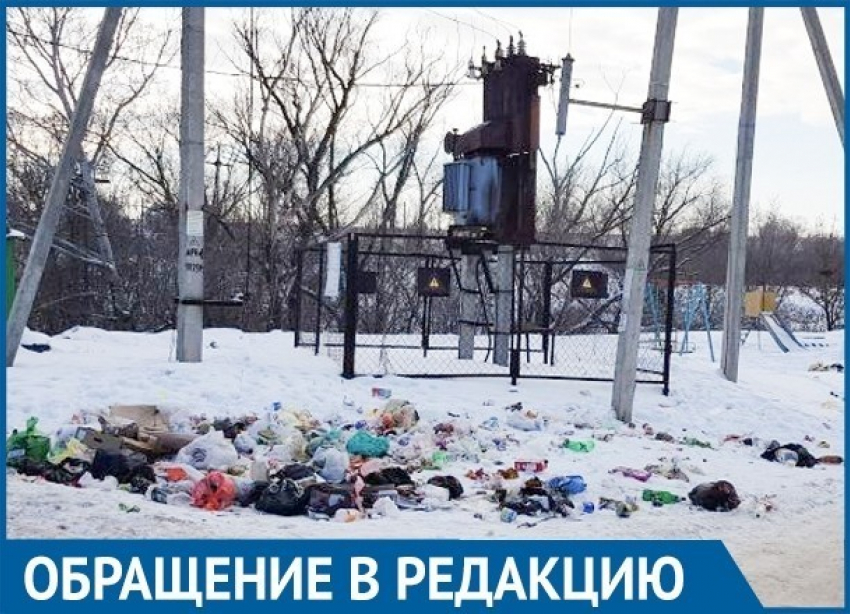 Путь к школе Советского района Волгограда пролегает через «мусорный полигон"