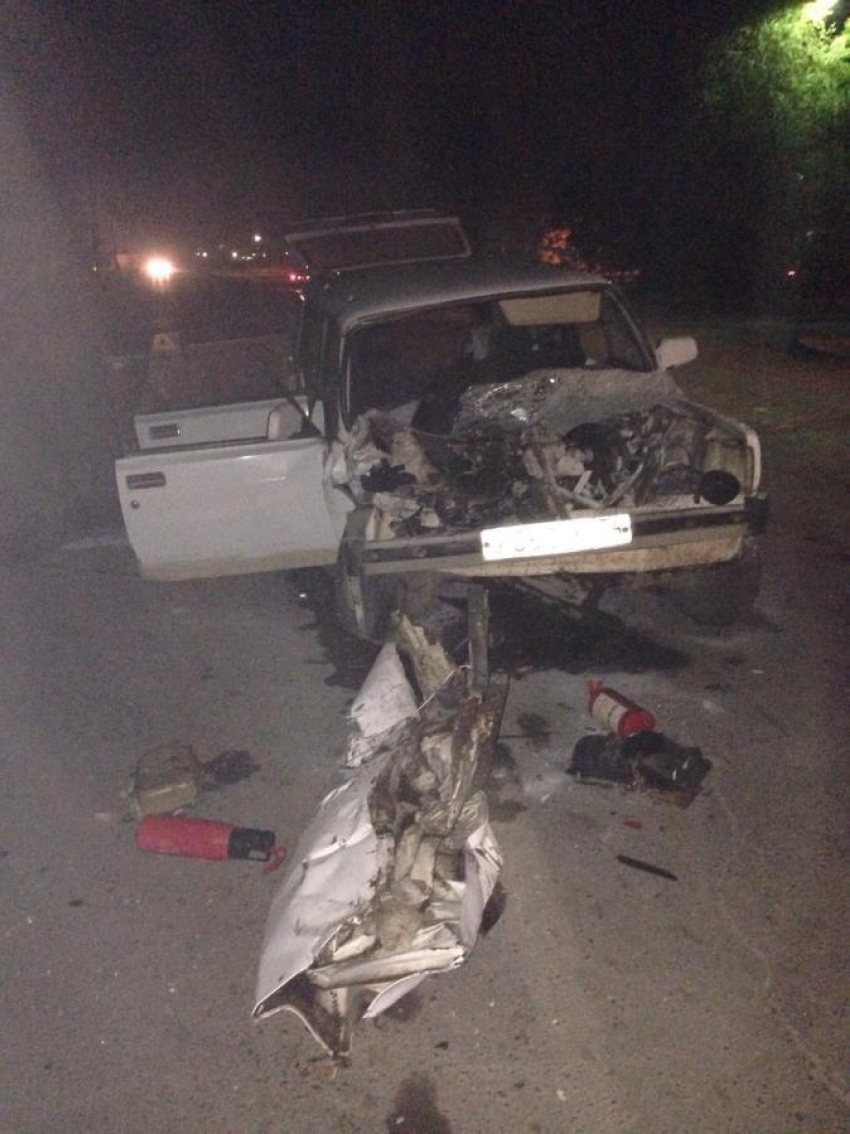 На юге Волгограда 47-летний на «четверке» врезался в маршрутку