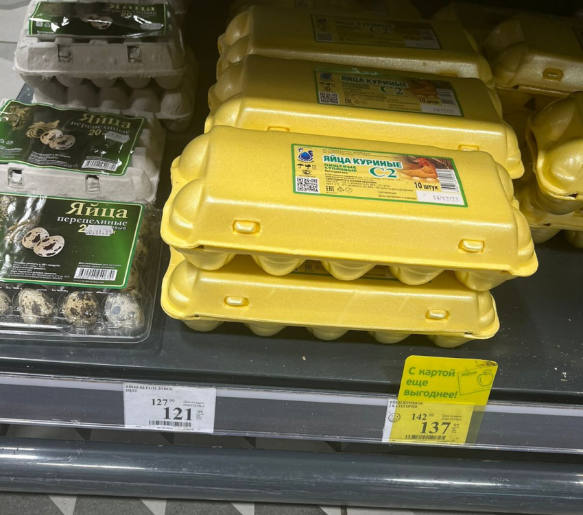 На 100% взвинтили цены на яйца птицефабрики под Волгоградом: ФАС 