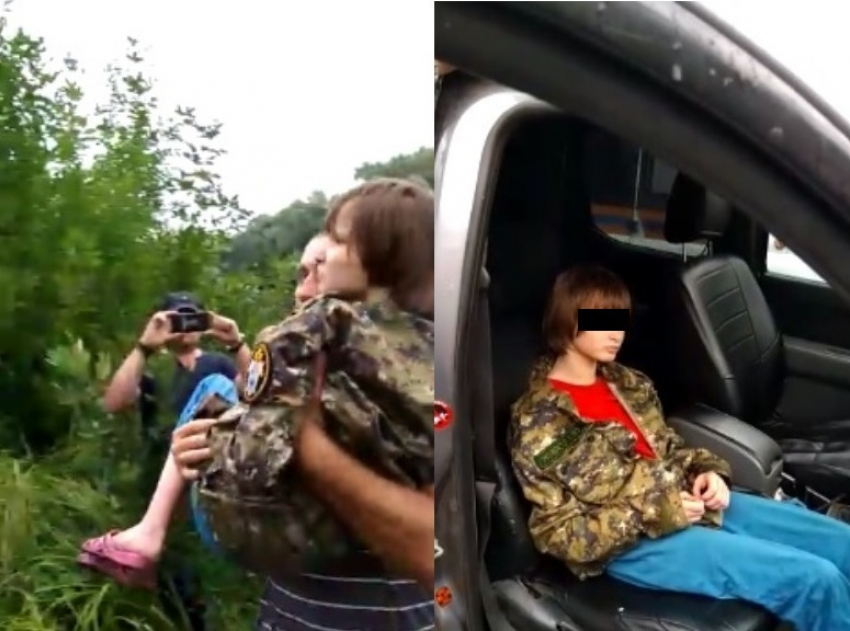 Появилось видео спасения пропавшей четыре дня назад 16-летней девочки в Волгоградской области