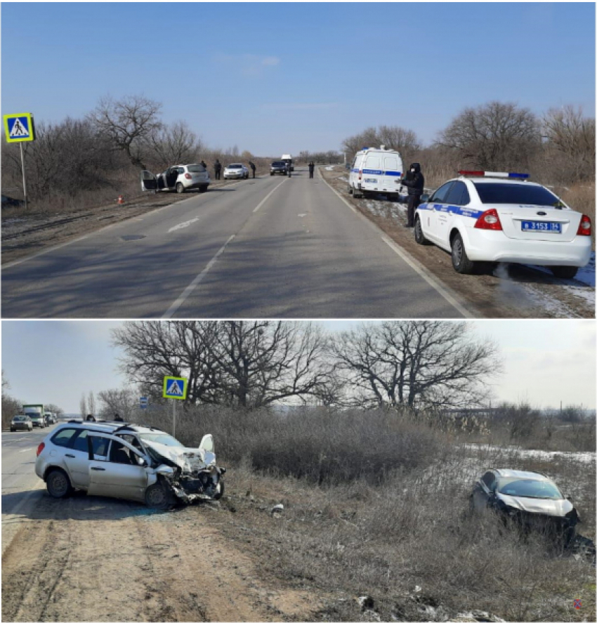 В Волгоградской области житель Дагестана попал в ДТП: иномарка сгорела