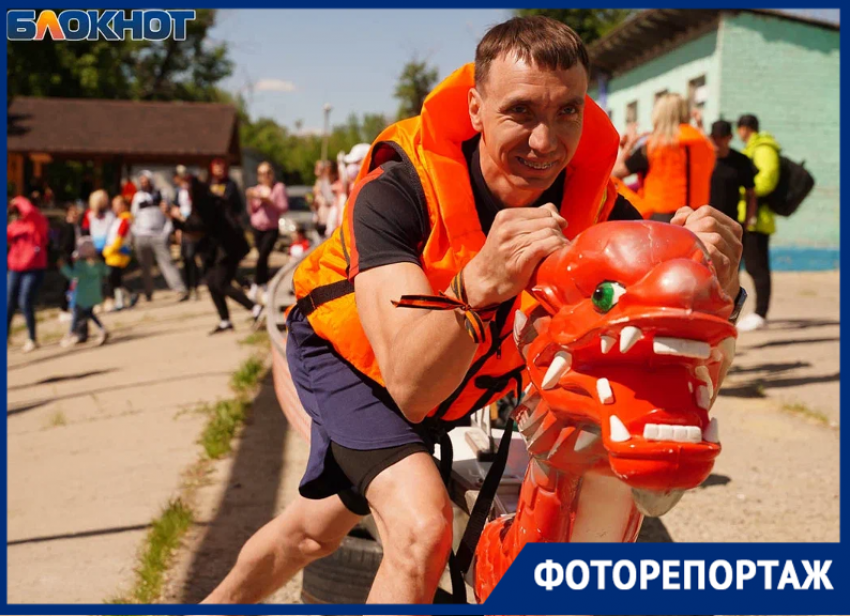 Десять драконов сразились в зрелищной водной битве под Волгоградом