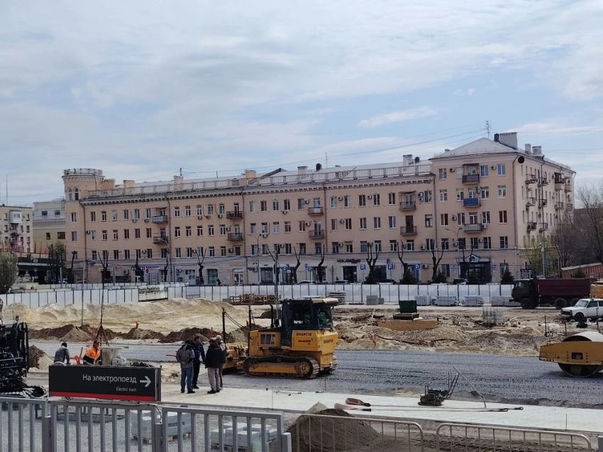 Привокзальную площадь снесли до основания в Волгограде: видео