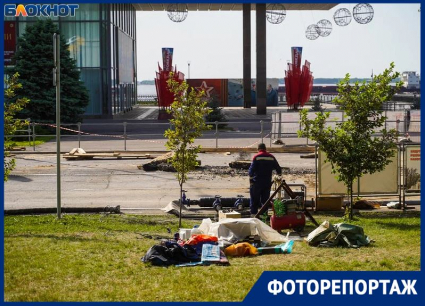  Работы на канализации заблокировали Нулевую продольную в Волгограде