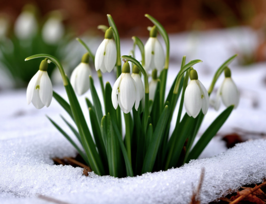 Первые подснежники расцвели в Волгоградской области 