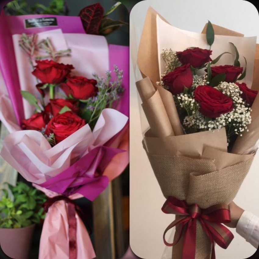 Вялые веники доставили на детский выпускной в Волгограде из модной цветочной студии