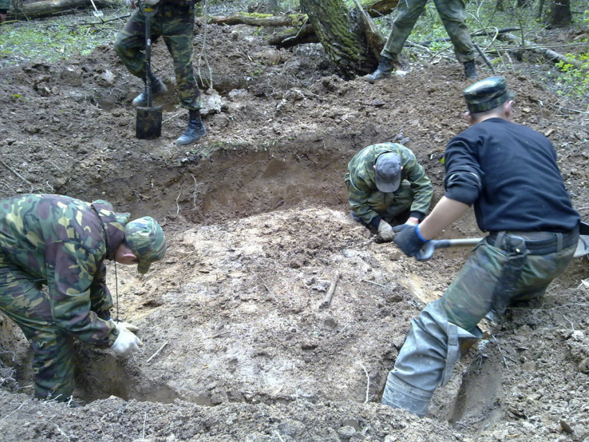 В Волгограде обнаружили массовое захоронение времен Второй мировой войны