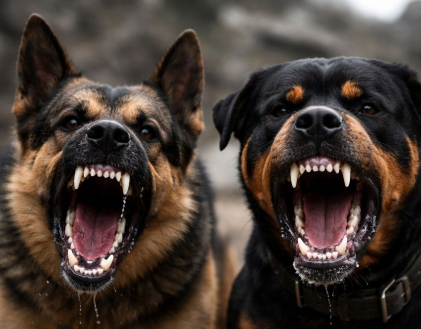 Случаи собачьих нападений на детей подсчитывают волгоградцы  в поселке Горьковском