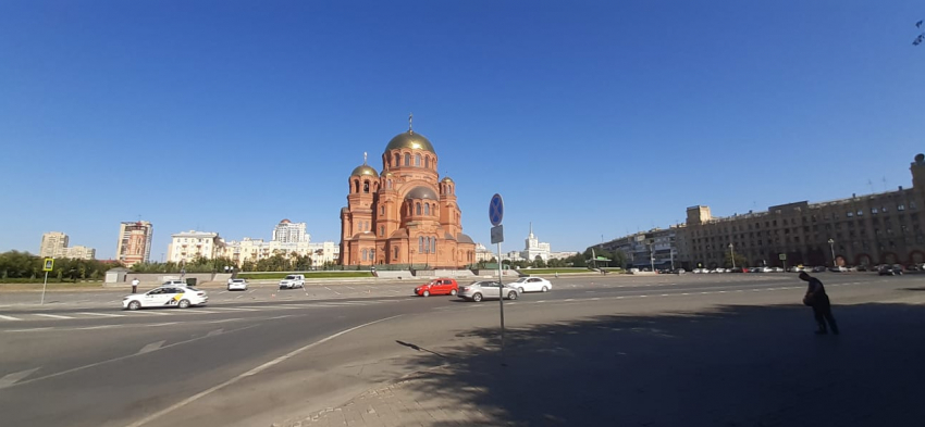 В Волгограде перекрыли площадь Павших борцов
