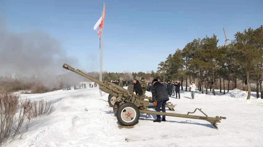 Выстрелы из советских пушек раздались на Мамаевом кургане 