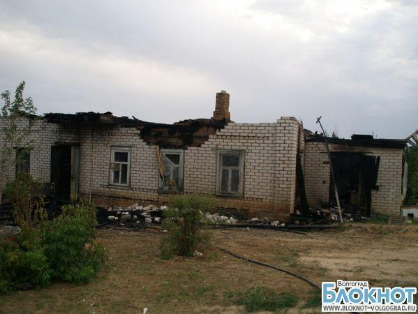 На пожаре в Волгоградской области погиб ребёнок