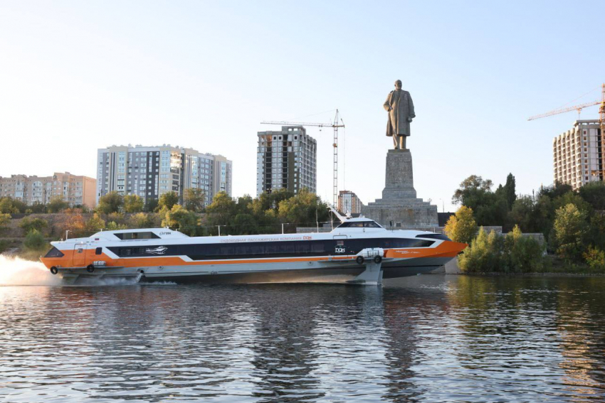 Новейший «Метеор» на подводных крыльях заметили в Волгограде