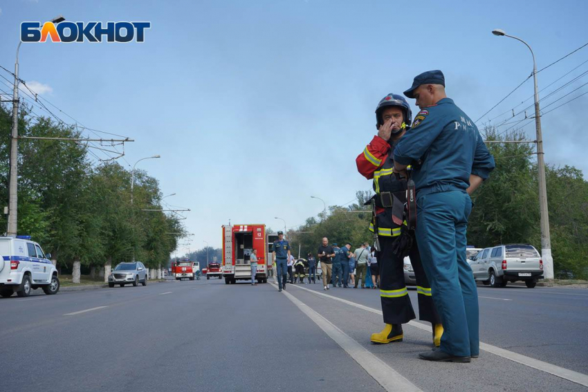 В Волгограде вызвала пробки перекрытая из-за взрыва АЗС 1-я Продольная 