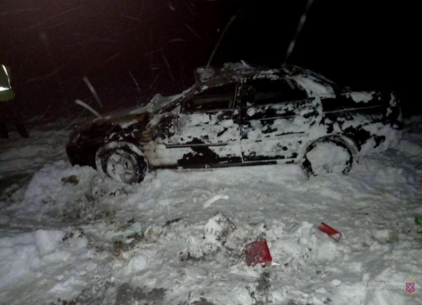 Снежные заносы в Волгоградской области стали причиной серьезных ДТП