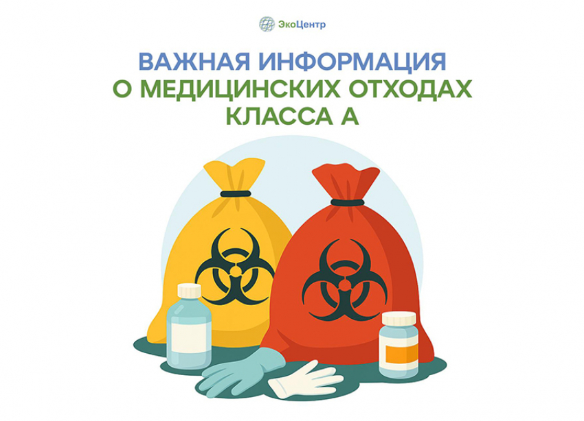 Медицинские отходы класса А приравнены к ТКО: что нужно знать учреждениям Волгоградской области