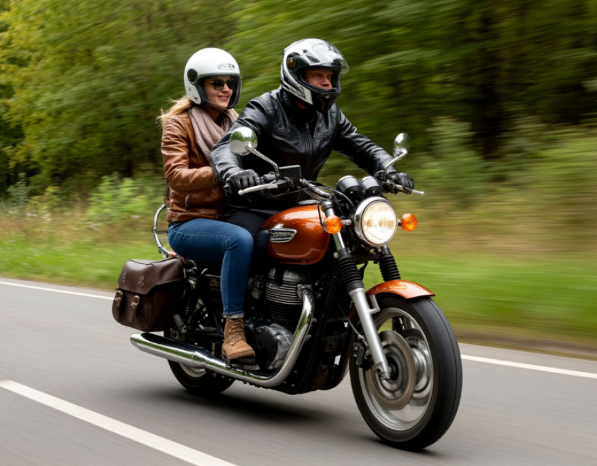 Пьяный байкер потерял пассажирку на трассе под Волгоградом