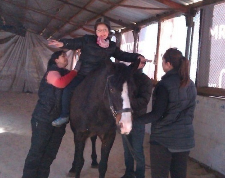 Волгоградцы собирают юной художнице с ДЦП средства на лечение лошадьми