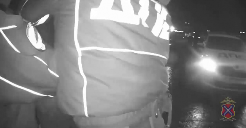 Эффектное задержание автогонщика сняли на видео в Камышине 