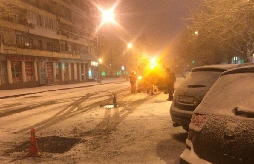 Волгоградцы жалуются на ремонт дорог в снег
