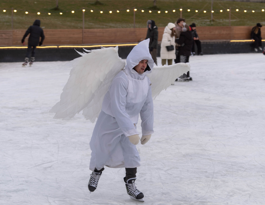 "Ангела» заметили на льду в Волгограде