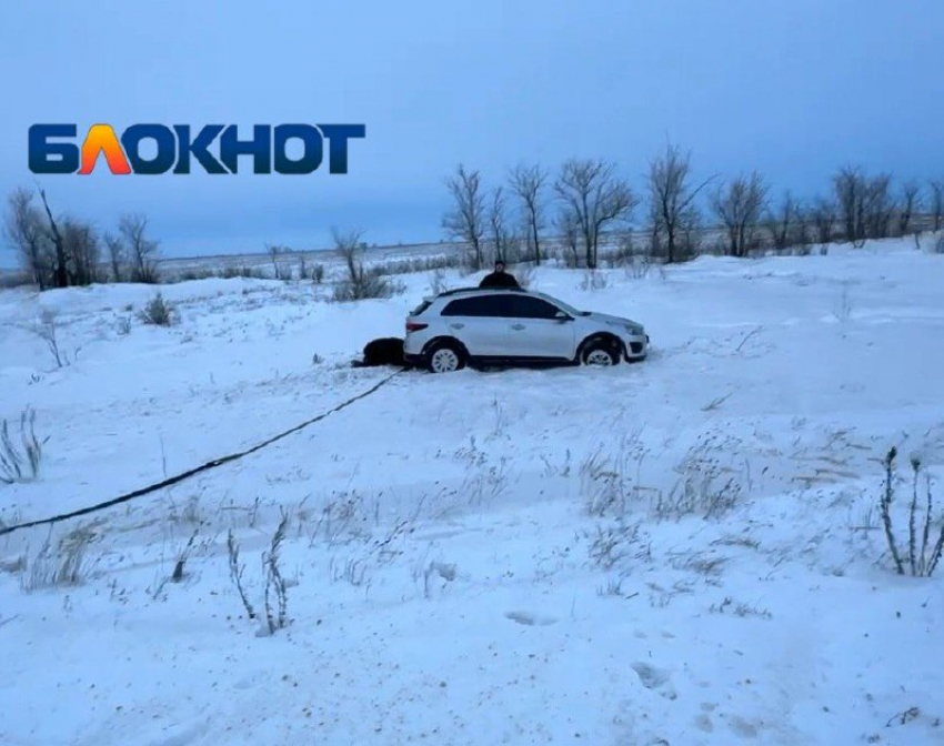Девушку на переметенной трассе спасли очевидцы под Волгоградом