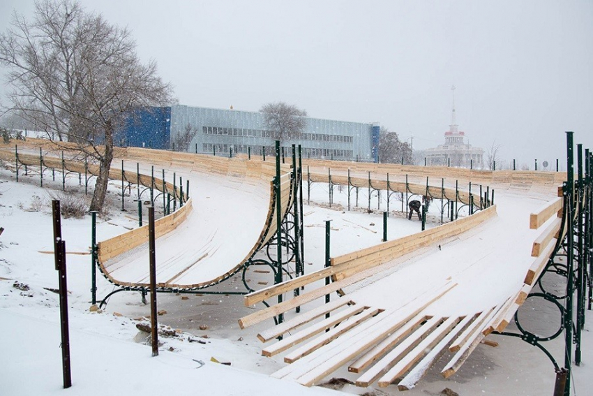 Больше всего волгоградцы ждут обновленный склон поймы Царицы с трассой для тюбинга