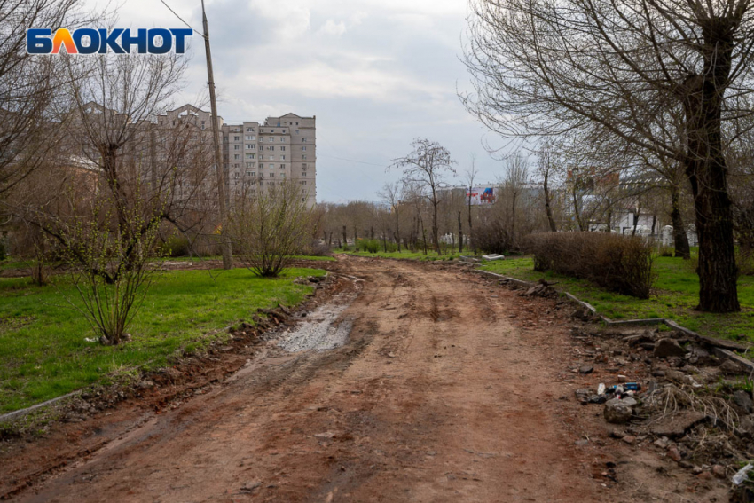 В Волгограде разорвали контракт с подрядчиком на работы в сквере имени 8 марта