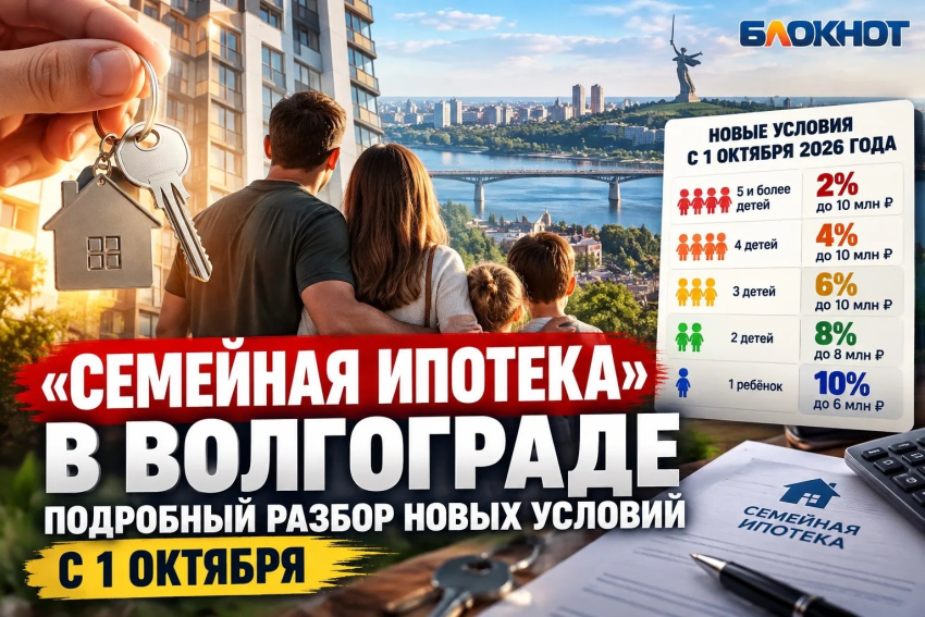 «Семейная ипотека» в Волгограде: подробный разбор новых условий с 1 октября
