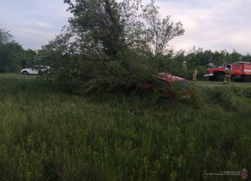 Водитель без прав за рулем «девятки» разбился с пассажиркой в Волгоградской области