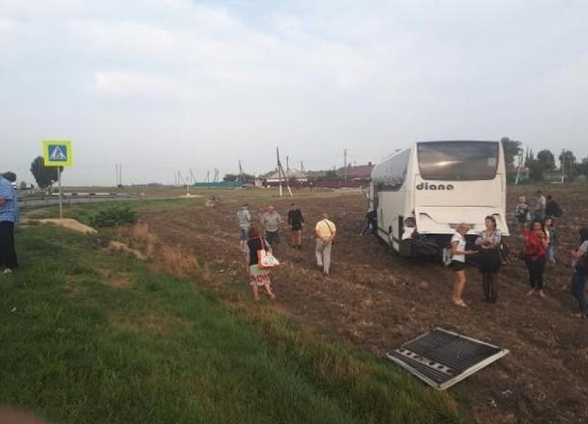 Автобус «Диана Тур» врезался в «Газель» и улетел в кювет: пострадали волгоградцы 