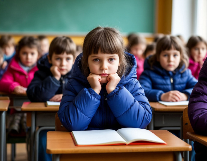 «Дети и учителя в пуховиках»: на отопление пожаловались в 65-й школе Волгограда