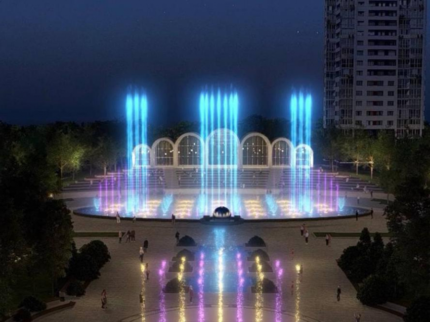 Музыкальный светящийся фонтан построят в центре Волгограда 