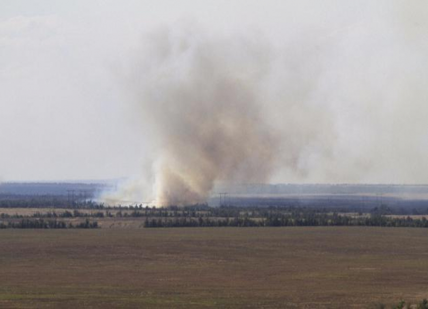 Андрей Бочаров лично поехал тушить пожары под Дубовкой