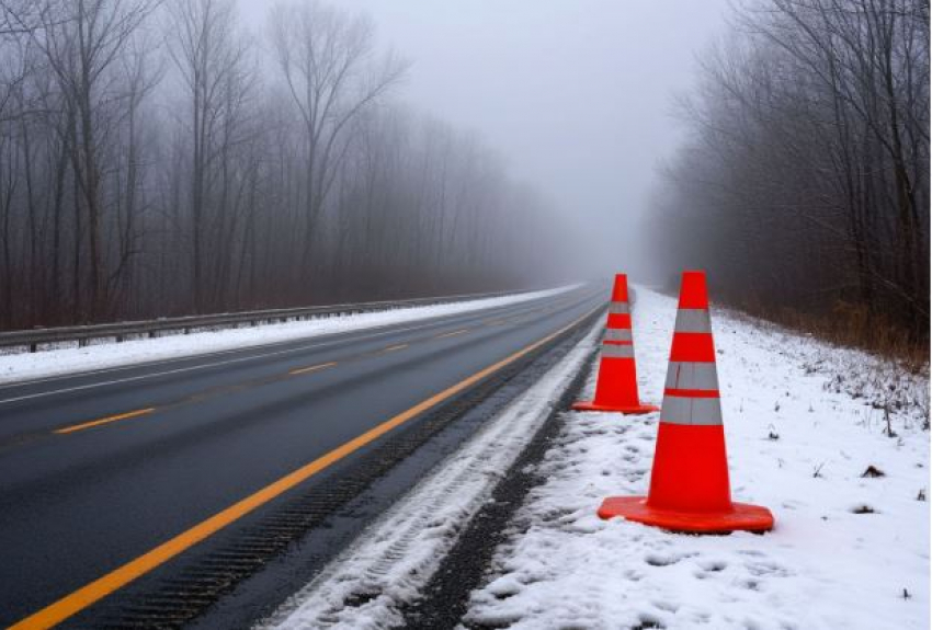 Волгоградскую трассу закрыли из-за тумана 