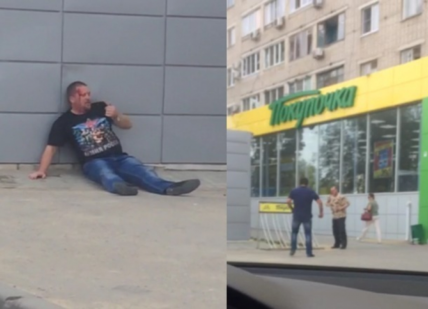 Последствия кровавой драки возле магазина «Покупочка» в Волгограде  попали на видео