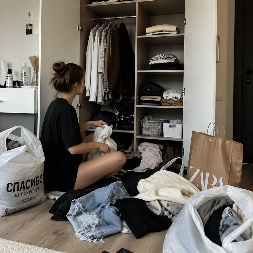 Идеальный способ для расхламления шкафа от старых вещей нашли в Волгограде