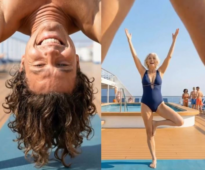 В позу собаки перед престарелой красоткой встал Прохор Шаляпин