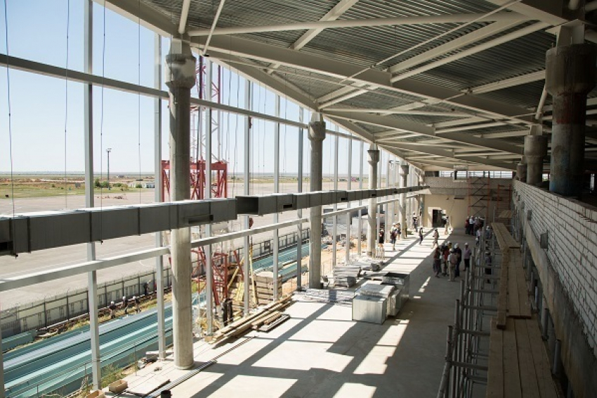 Новый терминал волгоградского аэропорта готов на 70%