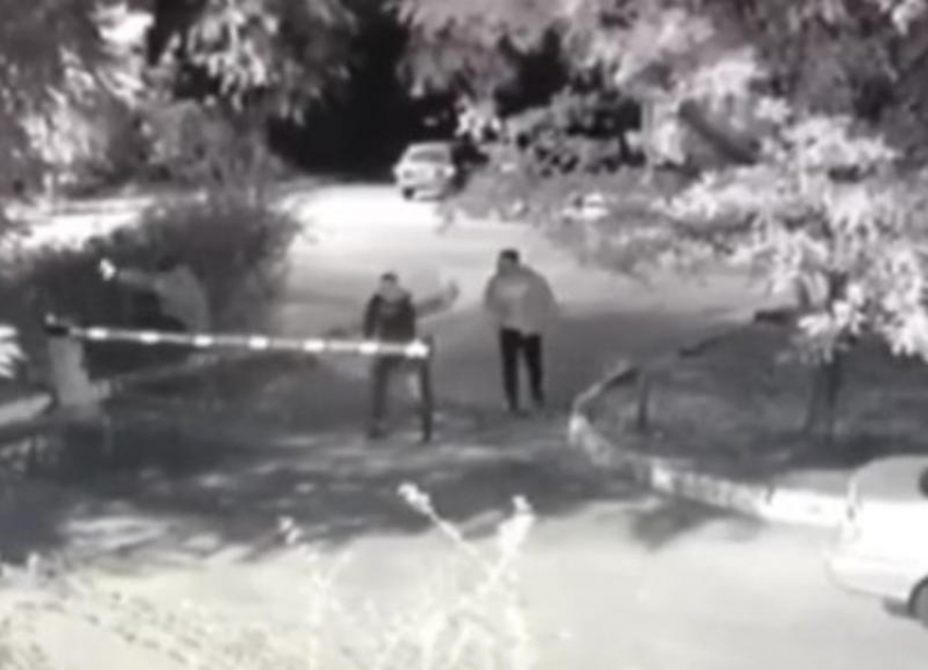 Пьяная компания в Волгограде пыталась пройти сквозь шлагбаум: попытки сняли на видео 