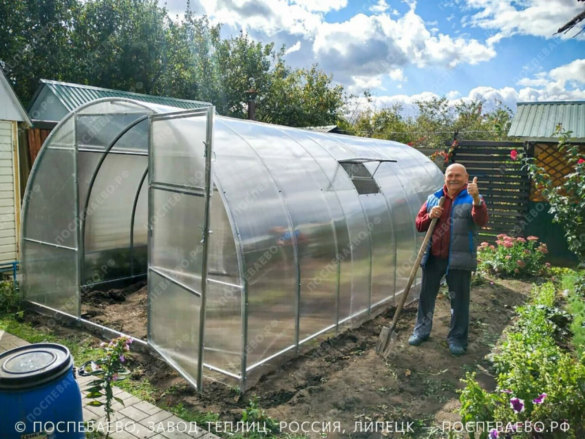 Теплицы от завода-производителя «Поспеваево» помогут с богатым урожаем