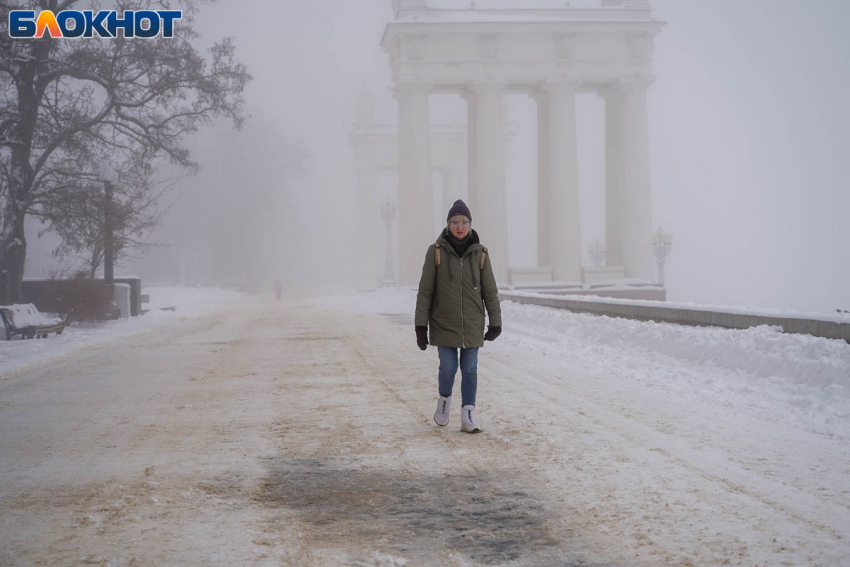 Мороз до -15 градусов и гололед накроют Волгоград 16 февраля