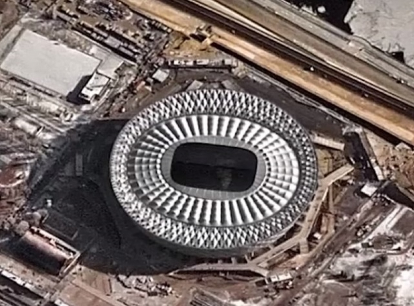Иностранцы фотографируют со спутника стадион «Волгоград Арена"