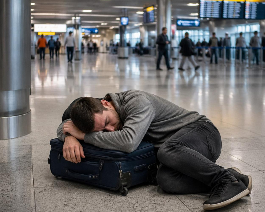 Рейсы массово задерживаются в Волгограде: пассажиры ночевали в аэропорту  